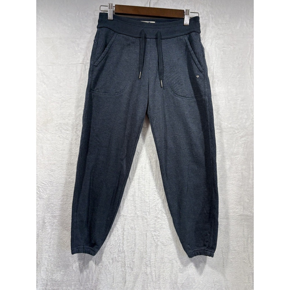 Prana Breathe Joggers Womens XS Charcoal Gray Heather Sweatpants Drawstring Yoga